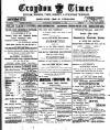 Croydon Times Saturday 15 December 1900 Page 1