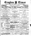Croydon Times Saturday 09 March 1901 Page 1
