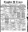 Croydon Times Wednesday 30 April 1902 Page 1
