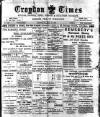 Croydon Times Wednesday 28 May 1902 Page 1