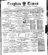 Croydon Times Saturday 19 July 1902 Page 1