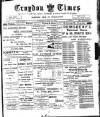 Croydon Times Wednesday 30 July 1902 Page 1