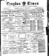 Croydon Times Saturday 09 August 1902 Page 1