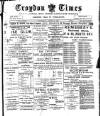 Croydon Times Wednesday 27 August 1902 Page 1