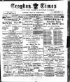 Croydon Times Saturday 25 October 1902 Page 1