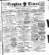 Croydon Times Saturday 21 February 1903 Page 1