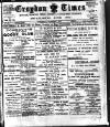 Croydon Times Wednesday 02 December 1903 Page 1