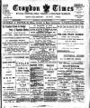 Croydon Times Saturday 23 January 1904 Page 1