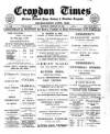 Croydon Times Saturday 20 February 1904 Page 1