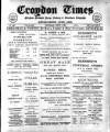 Croydon Times Wednesday 02 March 1904 Page 1