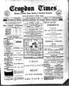 Croydon Times Saturday 14 January 1905 Page 1