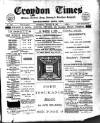 Croydon Times Wednesday 25 January 1905 Page 1