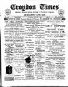 Croydon Times Saturday 06 January 1906 Page 1
