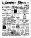 Croydon Times Wednesday 09 January 1907 Page 1