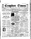 Croydon Times Saturday 04 January 1908 Page 1