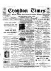 Croydon Times Wednesday 15 January 1908 Page 1