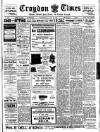 Croydon Times Wednesday 22 May 1912 Page 1