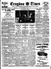 Croydon Times Wednesday 01 June 1932 Page 1