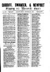 Cardiff Shipping and Mercantile Gazette Monday 24 December 1883 Page 1