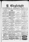 Y Gwyliedydd Wednesday 29 October 1884 Page 1