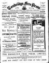Tonbridge Free Press Friday 24 January 1913 Page 1