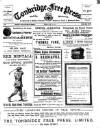 Tonbridge Free Press Friday 04 April 1913 Page 1