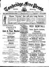 Tonbridge Free Press Friday 25 July 1919 Page 1