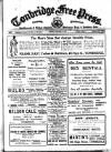 Tonbridge Free Press Friday 09 January 1920 Page 1
