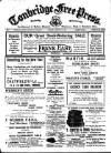 Tonbridge Free Press Friday 21 January 1921 Page 1