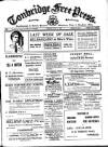 Tonbridge Free Press Friday 27 July 1923 Page 1