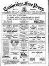 Tonbridge Free Press Friday 12 February 1926 Page 1