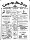 Tonbridge Free Press Friday 24 December 1926 Page 1