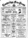 Tonbridge Free Press Friday 01 April 1927 Page 1