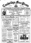 Tonbridge Free Press Friday 01 June 1928 Page 1