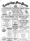 Tonbridge Free Press Friday 10 August 1928 Page 1