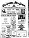 Tonbridge Free Press Friday 04 January 1929 Page 1