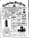 Tonbridge Free Press Friday 02 August 1929 Page 1