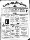 Tonbridge Free Press Friday 08 August 1930 Page 1