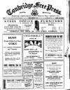 Tonbridge Free Press Friday 17 February 1933 Page 1