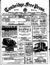 Tonbridge Free Press Friday 29 October 1937 Page 1