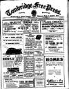 Tonbridge Free Press Friday 27 January 1939 Page 1