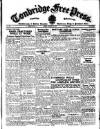 Tonbridge Free Press Friday 19 January 1940 Page 1