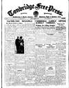 Tonbridge Free Press Friday 29 March 1940 Page 1