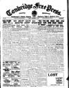 Tonbridge Free Press Friday 18 September 1942 Page 1