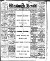 Woolwich Herald Friday 24 January 1896 Page 1