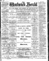 Woolwich Herald Friday 01 September 1899 Page 1