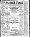 Woolwich Herald Friday 08 September 1899 Page 1