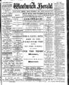 Woolwich Herald Friday 15 September 1899 Page 1
