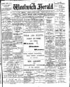 Woolwich Herald Friday 17 August 1900 Page 1