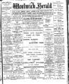 Woolwich Herald Friday 16 November 1900 Page 1